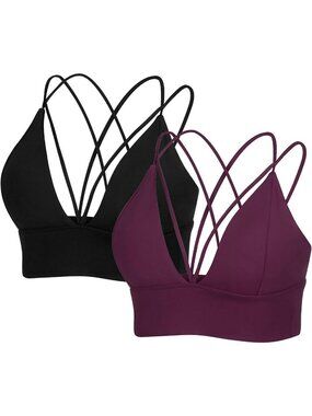 Strappy Push-Up Bralette for Women | Sexy Sports Bra & Rave Top | Comfortable